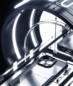 Xundd Transparent Case for iPhone 15 Pro Max with Magnetic Ring for Wireless Charging