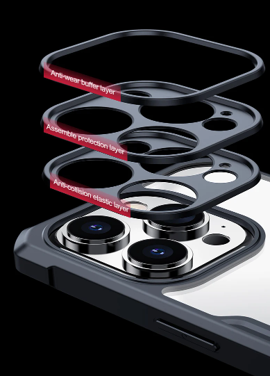 Xundd Transparent Case for iPhone 15 Pro Max with Magnetic Ring for Wireless Charging - Image 5