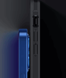 Xundd Transparent Case for iPhone 12 Pro Max with Magnetic Ring for Wireless Charging