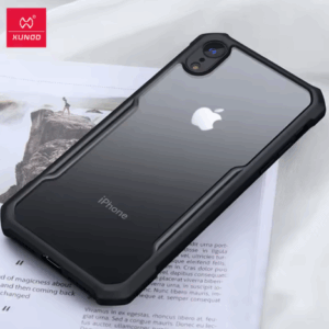 Xundd Transparent Case for iPhone XR with Magnetic Ring for Wireless Charging