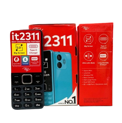 ITEL 2311 Dual Sim With Built-in Torch And Wireless Radio