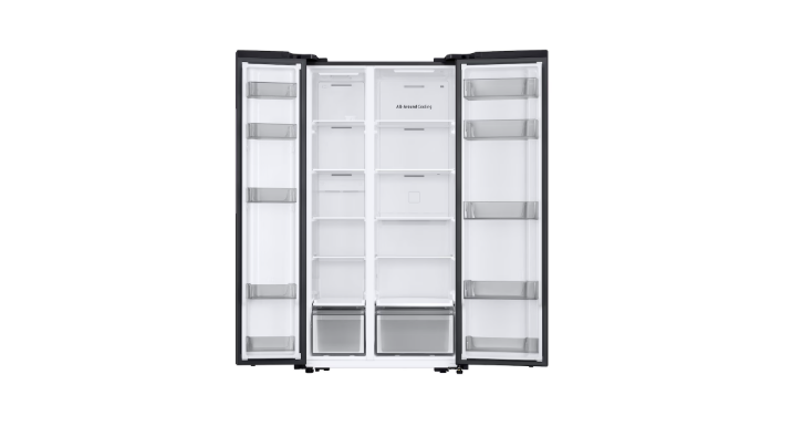 Samsung 583L Refrigerator Side by Side with Large Capacity Matt Black - Image 5