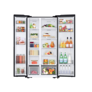 Samsung 583L Refrigerator Side by Side with Large Capacity Matt Black
