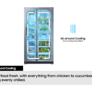 Samsung 655L American Style Fridge Freezer With SpaceMax