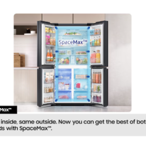Samsung 646L Bespoke AI Four French Door Refrigerator Series 9 SpaceMax