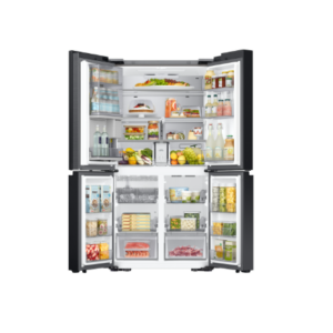 Samsung 674L Bespoke French Style See Through Door Smart Fridge Freezer Clean Black
