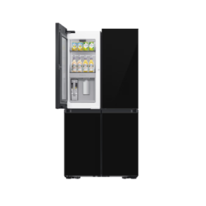 Samsung 674L Bespoke French Style See Through Door Smart Fridge Freezer Clean Black