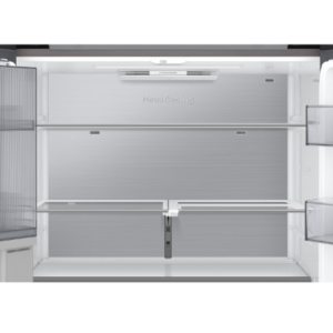 Samsung 674L Bespoke French Style See Through Door Smart Fridge Freezer Clean Black