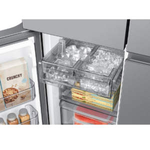 Samsung 636L Bespoke AI Four French Door Refrigerator Family Hub Silver