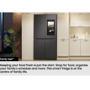 Samsung 636L Bespoke AI Four French Door Refrigerator Family Hub Silver