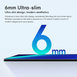 SYINIX 32 INCH LED FRAMELESS EXTREMELY ULTRA SLIM TV PREMIUM PICTURE ICAST AND HIFI SOUND 6MM