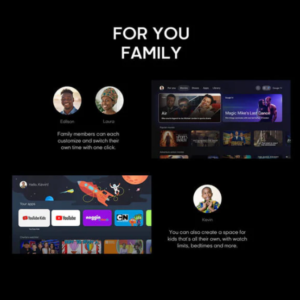 Syinix 55 Inch UHD 4K Google TV Home Cinema Experience U61G Series