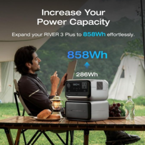 Ecoflow RIVER 3 Max Plus Portable Power Generator 858Wh LFP Battery 1200W Output