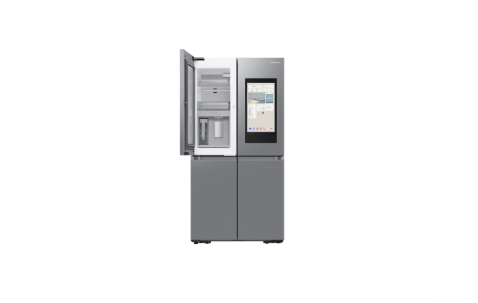 Samsung 636L Bespoke AI Four French Door Refrigerator Family Hub Silver
